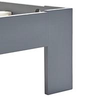 Bedframe massief grenenhout grijs 120x200 cm - thumbnail