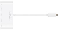 Macally UC3HUB4C 3.1 USB-C naar 4-poorts USB-A hub met 1 USB-C laadpoort - thumbnail