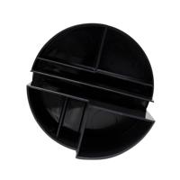MAUL bureauorganizer pennenbak Roundbox Ø14x12.5cm, 7 vaks zwart - thumbnail