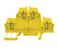 Weidmüller 1103830000 Klem 2-etages Spanveer Geel 50 stuk(s) - thumbnail