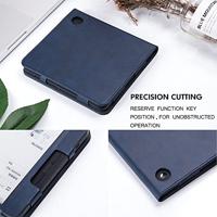 Lunso - Luxe sleepcover stand hoes - Kobo Sage (8 inch) - Blauw - thumbnail