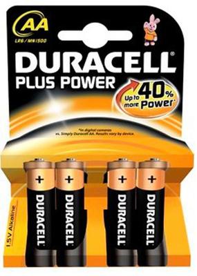 Batterijen DURACELL Plus LR06 (4 uds)