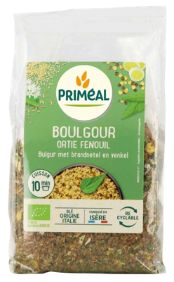 Primeal Bulgur met brandnetel en venkel bio 300 Gram