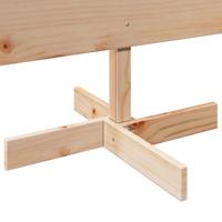 Kerstdecoratie kerstboom 150 cm massief grenenhout - thumbnail
