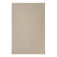 Woondeken met strepen van bio-katoen, zand Maat: 140 x 200 cm - thumbnail