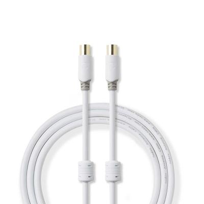 Coaxkabel 100 dB | IEC (coax) male - IEC (coax) female | 5,0 m | Wit - thumbnail