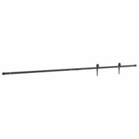VidaXL Ophangset voor schuifdeur 213 cm koolstofstaal - thumbnail