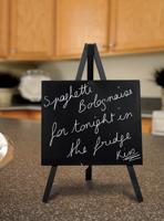 Merkloos Securit • mini tripod tafel krijtbord lacquered black - thumbnail