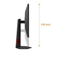AOC Gaming Q27G4ZR - 27 inch Quad HD-monitor, 240 Hz, 1 ms, G-Sync, HDR400 (2560 x 1440, 2 x HDMI 2.0, DisplayPort 1.4) zwart-rood - thumbnail