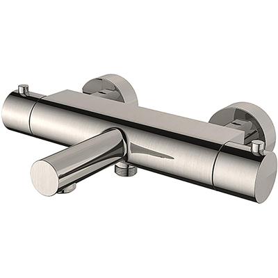 Wiesbaden Style Thermostatische Badmengkraan met Cooltouch - Geborsteld Staal