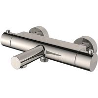 Wiesbaden Style Thermostatische Badmengkraan met Cooltouch - Geborsteld Staal - thumbnail