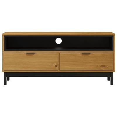 TV-meubel FLAM 110x40x50 cm massief grenenhout