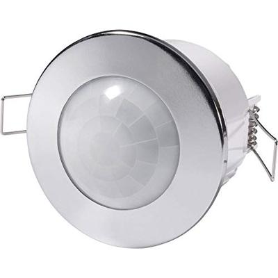 Renkforce 1289331 PIR-bewegingsmelder Plafond, Inbouw (in muur of meubel) 360 ° Relais Chroom IP20