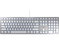 CHERRY KC 6000 SLIM FOR MAC toetsenbord Kantoor USB QWERTY Amerikaans Engels Zilver - thumbnail