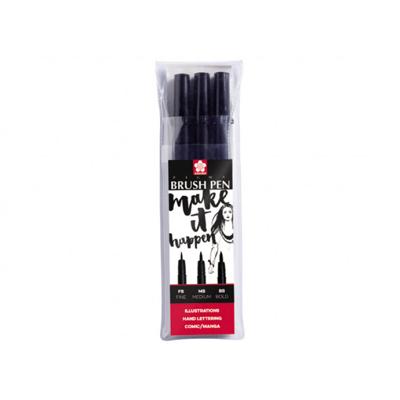 Sakura pigma penseel pen set, Sakura pigma penseel pen set,
