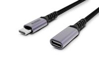 Urban Factory TCE01UF USB-C uittrekkabel - 1m - Wit - thumbnail