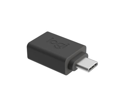 Logitech USB-C Adapter [1x USB-C stekker - 1x USB 3.2 Gen 1 bus A (USB 3.0)] Logi USB C to A