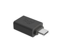 Logitech USB-C Adapter [1x USB-C stekker - 1x USB 3.2 Gen 1 bus A (USB 3.0)] Logi USB C to A - thumbnail