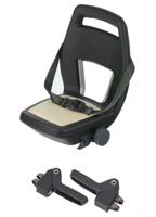 achterzitje Maxi Junior 6+ zwart / khaki - thumbnail