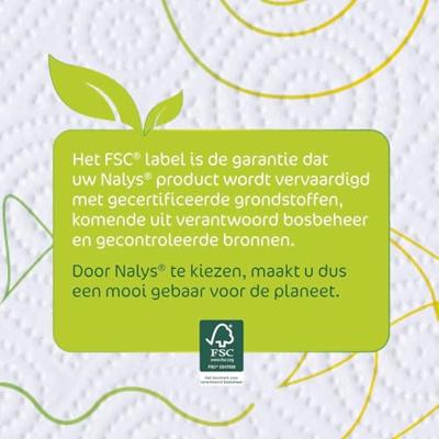 Nalys - Keukenpapier Vochtvangers - 12 rollen