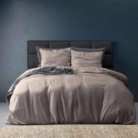 Primaviera Deluxe Egyptisch Katoen Uni Dekbedovertrek Taupe 240 x 200/260 cm - thumbnail