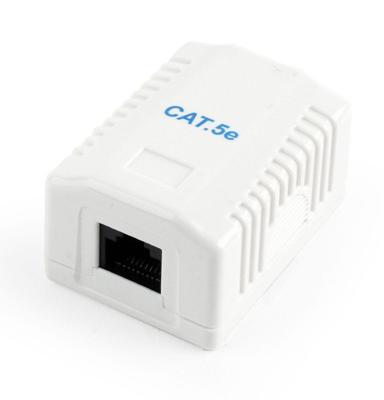 CAT5E UTP LAN-opbouwdoos, 1-poorts