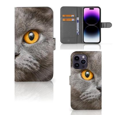 Telefoonhoesje | Met pasjeshouder | iPhone 15 Pro Max Britse Korthaar