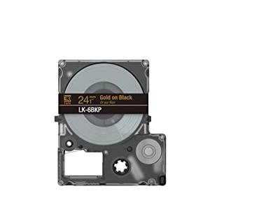 Epson LK-6BKP Zwart, Goud
