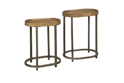 RENEW Bijzettafel 'Lewis' set van 2 stuks RENEW Bijzettafel 'Lewis' set van 2 stuks