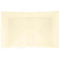 VidaXL Papieren zakken 50 st met hengsels 32x22x28 cm geel - thumbnail