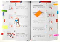 OFFICE products index, 43 x 25 mm, blister van 50 tabs, groen - thumbnail