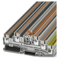 Phoenix Contact 3210549 Installatieklem voor aardleider 5.2 mm Push-Lock-veeraansluiting Grijs 50 stuk(s)