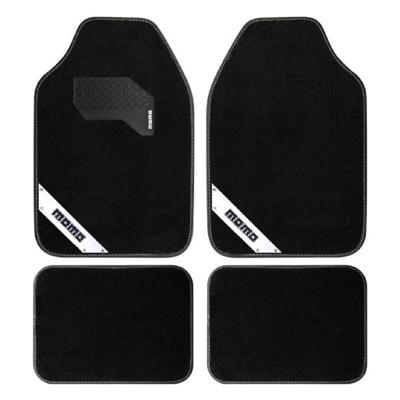 Auto vloermat Momo MOMLCM012BW Universeel Zwart Wit