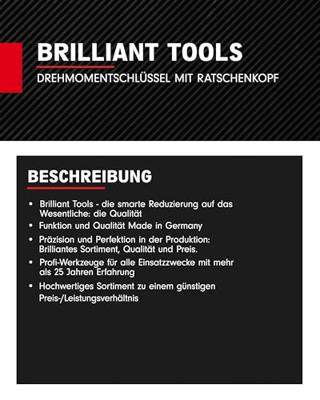 Brilliant Tools BT141908 BT141908 Momentsleutel Kalibratie (ISO) Met ratel 10 - 100 Nm Brilliant Tools BT141908 BT141908 Momentsleutel Kalibratie (ISO) Met ratel 10 - 100 Nm