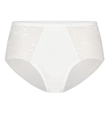 Basics midi lace - kanten dames heupslip - Kanten vrouwen ondergoed - Biologisch katoen - Badstof kruisje