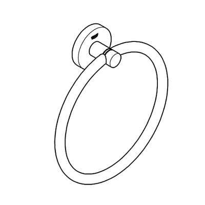 Handdoekring GROHE Start Supersteel Handdoekring GROHE Start Supersteel