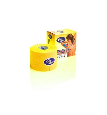 Cure Tape Kinesiotape geel 5cm x 5m 1 Stuks Cure Tape Kinesiotape geel 5cm x 5m 1 Stuks