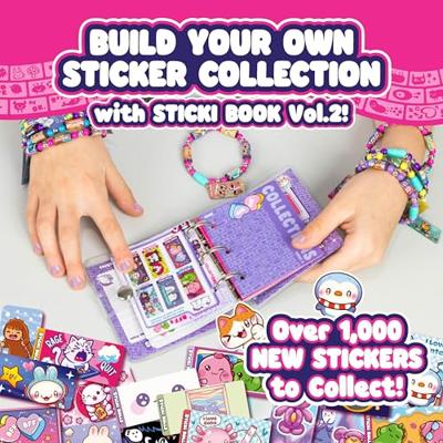 Jazwares Sticki boek en armband met 120 stickers Jazwares Sticki boek en armband met 120 stickers