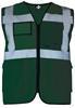 Korntex KX802 Executive Multifunctional Safety Vest Berlin - Paramedic Green - XXL