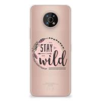 Nokia G50 Telefoonhoesje met Naam Boho Stay Wild - thumbnail