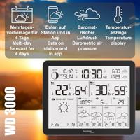 Techno Line WD3000 WD3000 Wetterstation WiFi-weerstation Verwachting voor 4 dagen Aantal sensoren max.: 1 - thumbnail