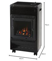 Gasverwarming Favex Zwart 3400 W - thumbnail