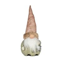 Decoratieve figuren Krist+ Grijs Roze Ster Elf 21 x 55 x 22 cm - thumbnail