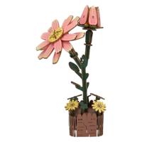 Lobbes Houten 3d bouwpakket daisy flower - 99dlg. - thumbnail