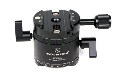 Sunwayfoto DDP-64M Indexrotator panoramische adapter zwart