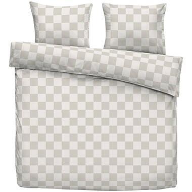 Dekbedovertrek Lyn - beige - 200x200/220 cm - Leen Bakker