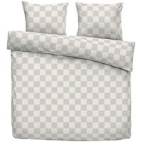 Dekbedovertrek Lyn - beige - 200x200/220 cm - Leen Bakker - thumbnail