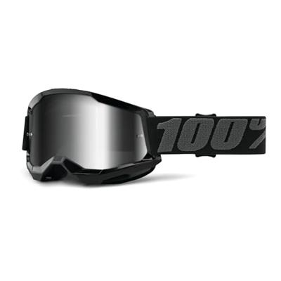 100% strata 2 (mirror lens fa23) black - goggle