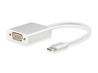 Equip 133451 USB Type C VGA Wit kabeladapter/verloopstukje - thumbnail