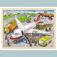Goki puzzel vliegveld, 96st. - thumbnail